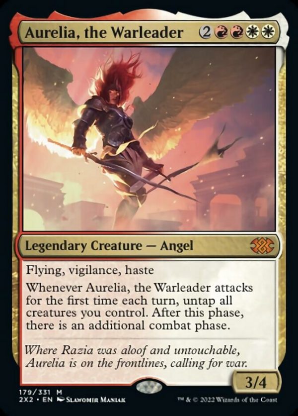 Aurelia, the Warleader [Double Masters 2022] Discount