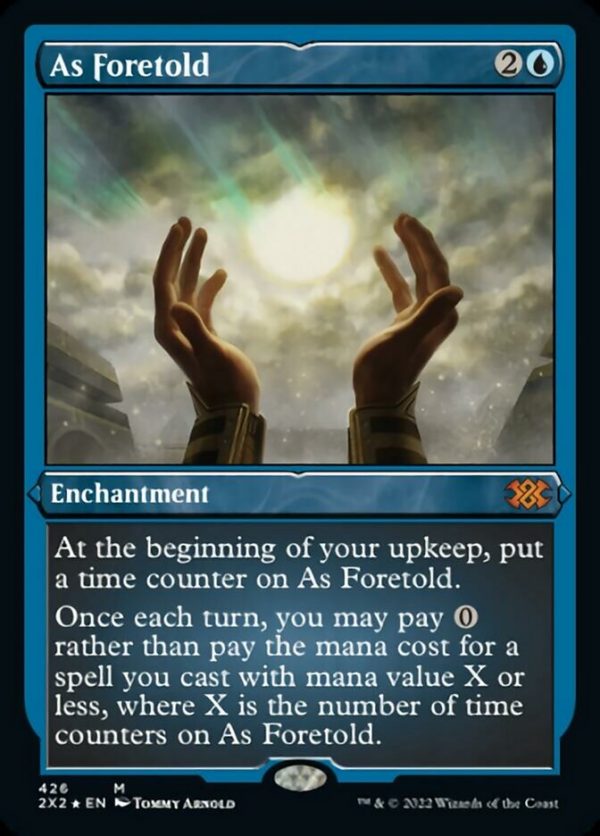 As Foretold (Foil Etched) [Double Masters 2022] Online now