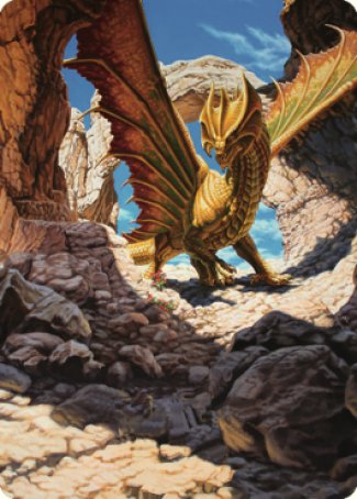 Ancient Brass Dragon Art Card (02) [Commander Legends: Battle for Baldur s Gate Art Series] Sale