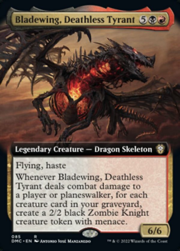 Bladewing, Deathless Tyrant (Extended Art) [Dominaria United Commander] Supply