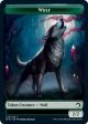 Centaur    Wolf Double-Sided Token [Innistrad: Midnight Hunt Commander Tokens] Supply