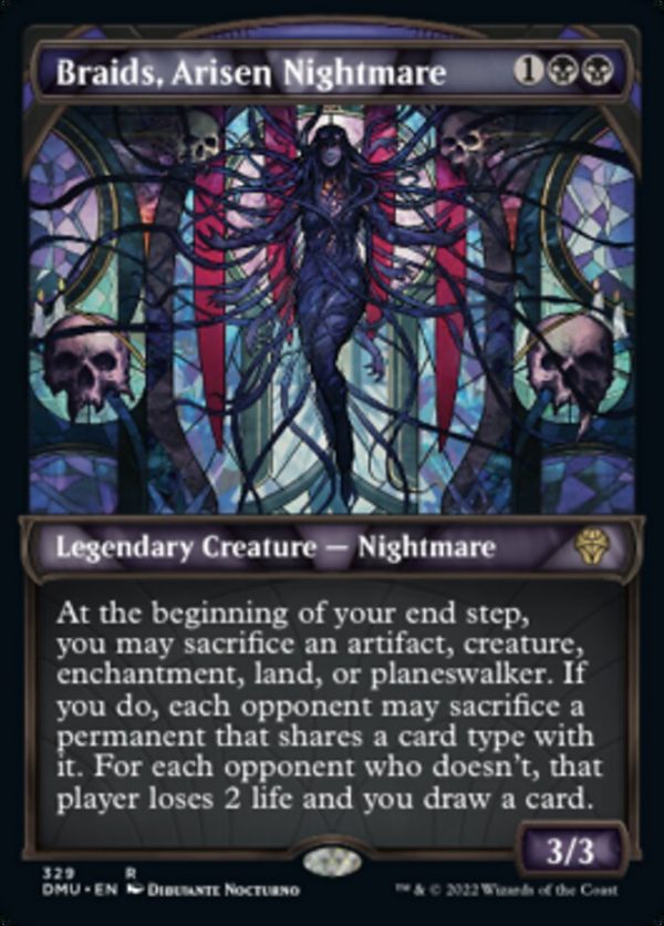 Braids, Arisen Nightmare (Showcase Textured) [Dominaria United] Online Hot Sale