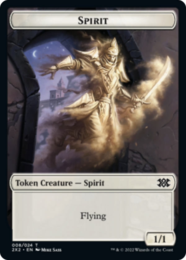 Saproling    Spirit (008) Double-Sided Token [Double Masters 2022 Tokens] Discount