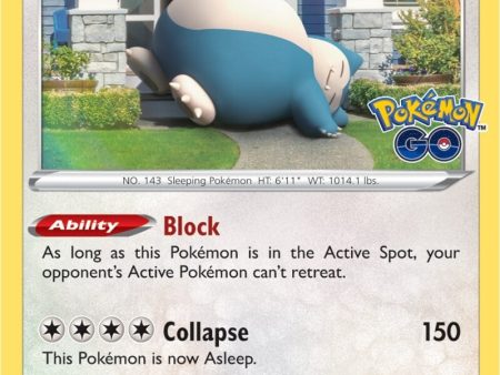 Snorlax (055 078) [Pokémon GO] For Cheap