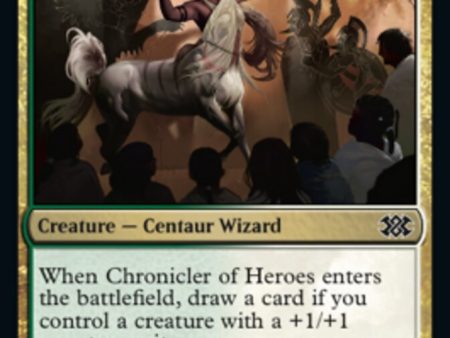 Chronicler of Heroes [Double Masters 2022] Hot on Sale