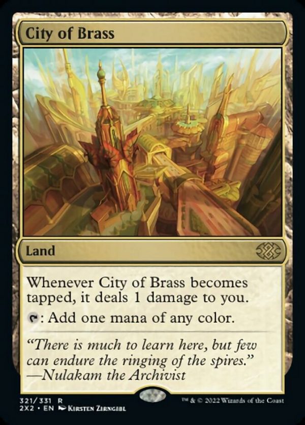 City of Brass [Double Masters 2022] For Sale