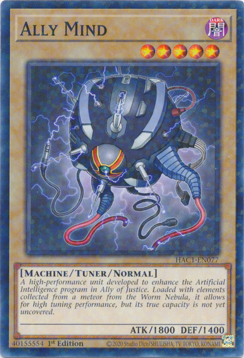 Ally Mind (Duel Terminal) [HAC1-EN077] Common Hot on Sale