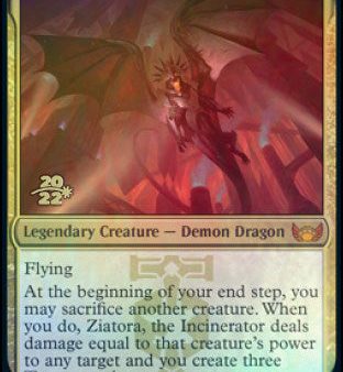 Ziatora, the Incinerator [Streets of New Capenna Prerelease Promos] Online Sale