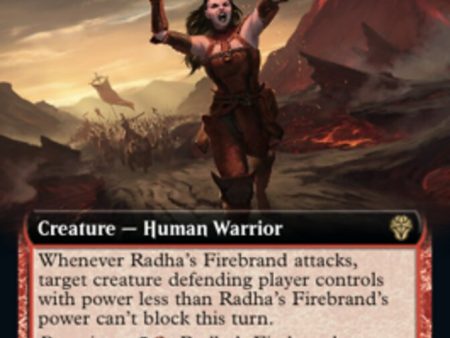 Radha s Firebrand (Extended Art) [Dominaria United] Discount