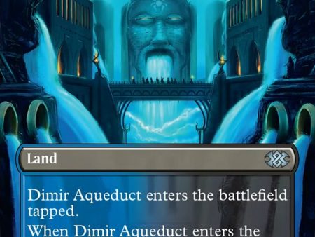 Dimir Aqueduct (Borderless Alternate Art) [Double Masters 2022] Hot on Sale