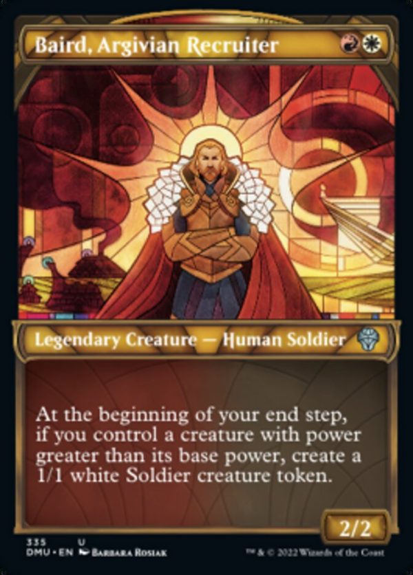 Baird, Argivian Recruiter (Showcase Textured) [Dominaria United] For Discount