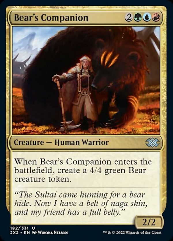 Bear s Companion [Double Masters 2022] Online Sale