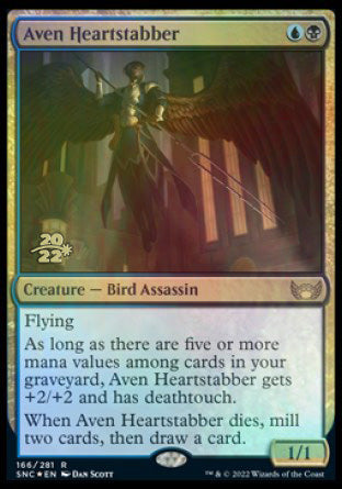 Aven Heartstabber [Streets of New Capenna Prerelease Promos] Supply