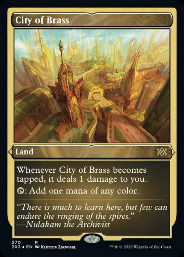 City of Brass (Foil Etched) [Double Masters 2022] Discount