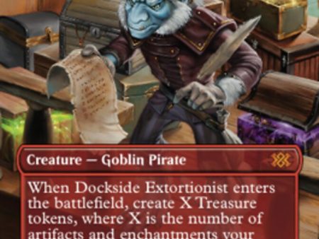 Dockside Extortionist (Borderless Alternate Art) [Double Masters 2022] Online