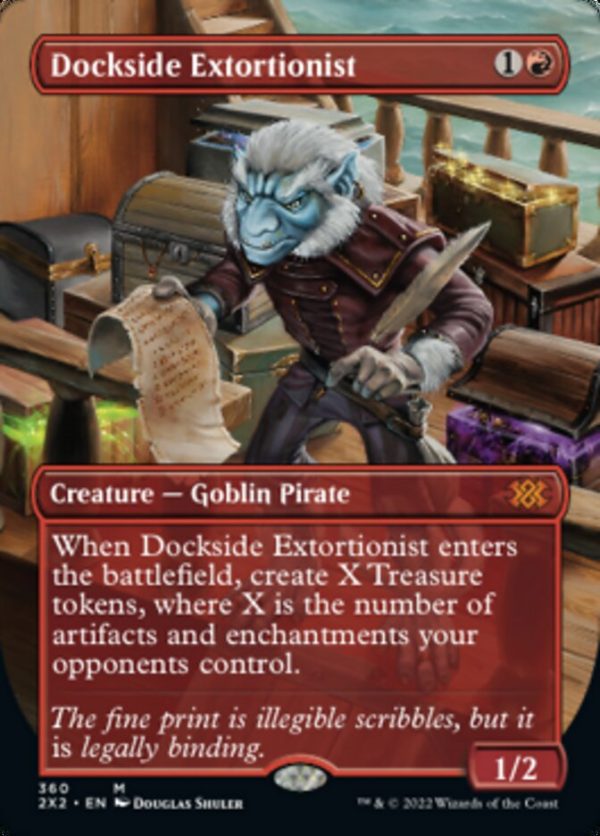 Dockside Extortionist (Borderless Alternate Art) [Double Masters 2022] Online